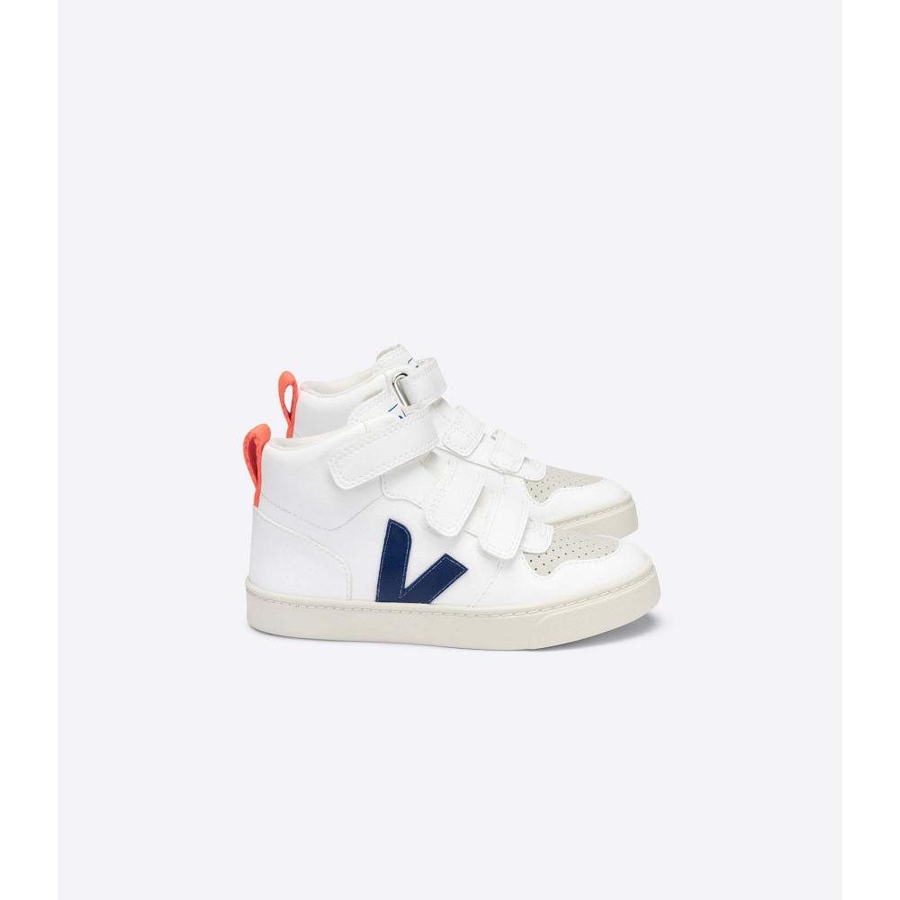 Veja V-10 MID CWL Magasszárú Gyerek White/Blue/Orange | HU 707ILH